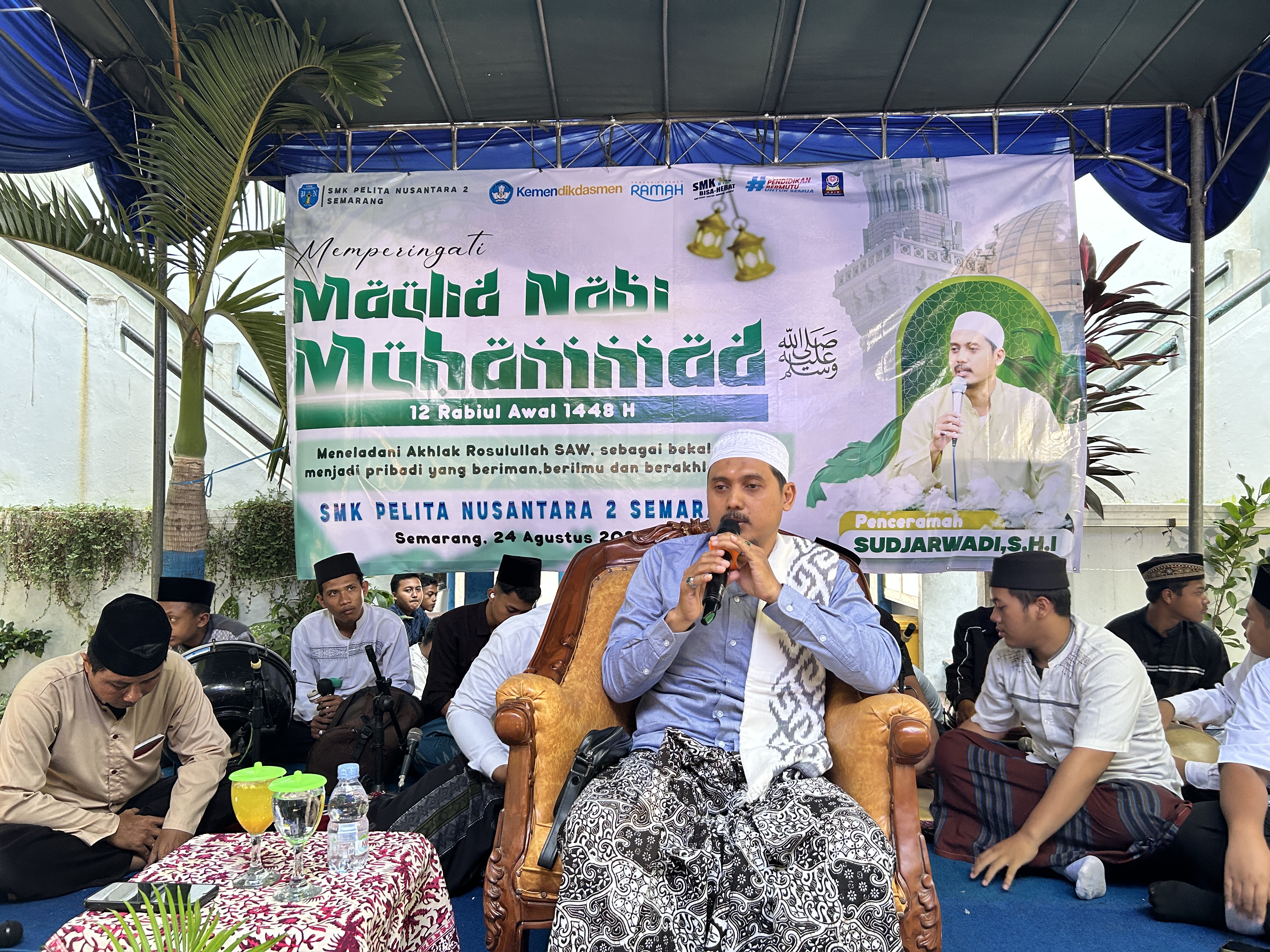 Semarak Peringatan Maulid Nabi Muhammad SAW di SMK Pelita Nusantara 2 Semarang